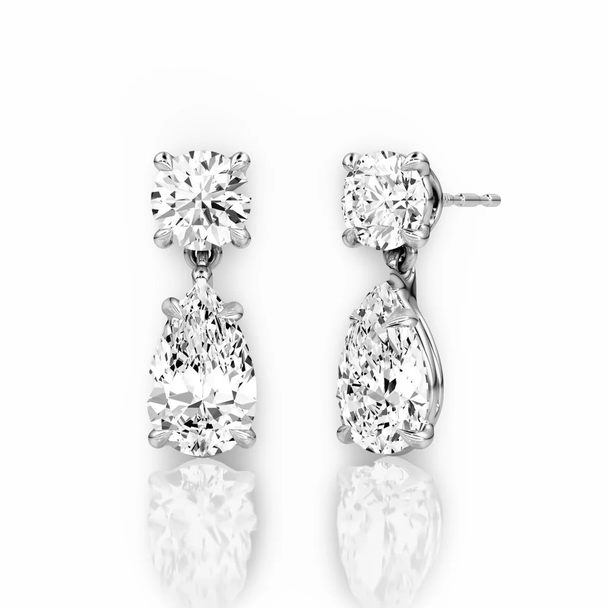 Pear Earrings | 925 Silver