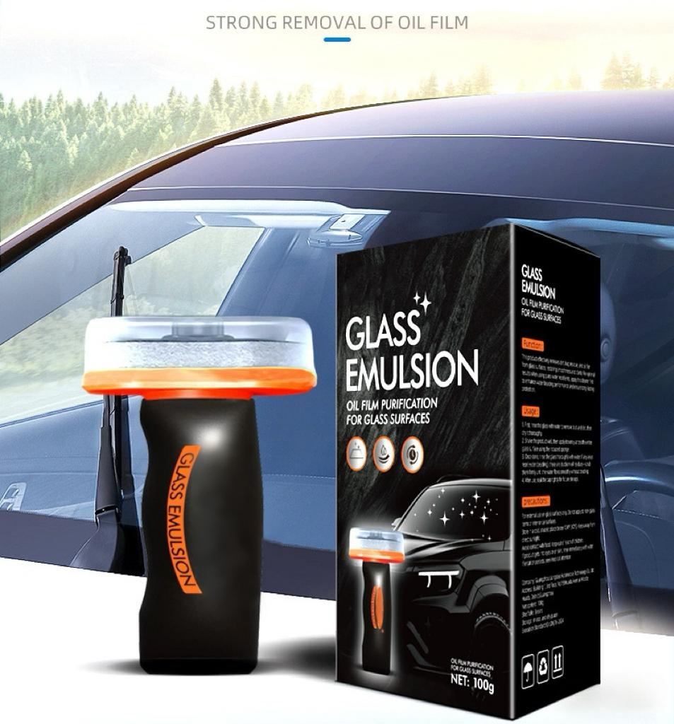 Automotive Handheld Oil Flmr Cream,Glass Decontamination Without Traces,Window Oil Film Cleaning,FastCleaning