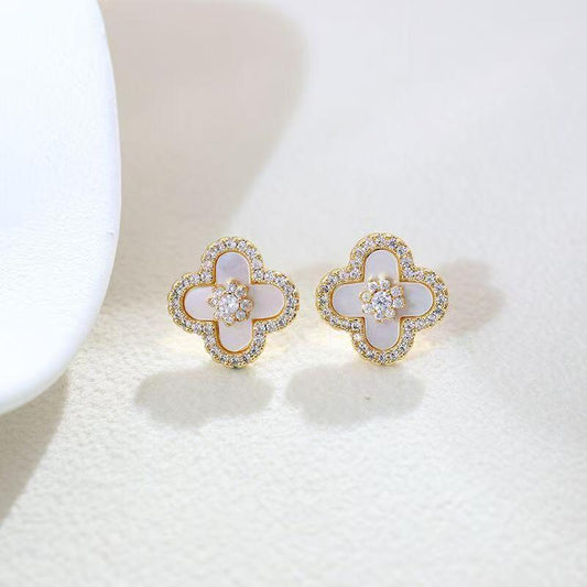 Diamond Bloom Earrings