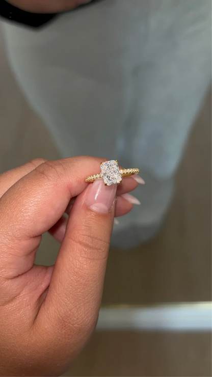 Gold Dunya Ring | 925 Sterling Silver