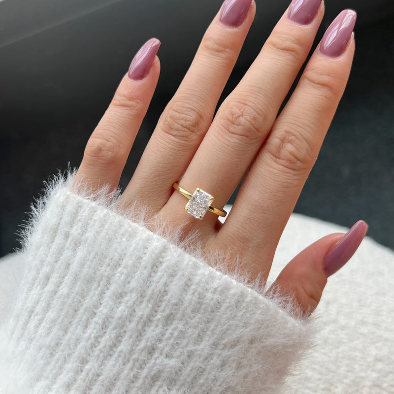 Extra image for Gold Dunya Ring | 925 Sterling Silver