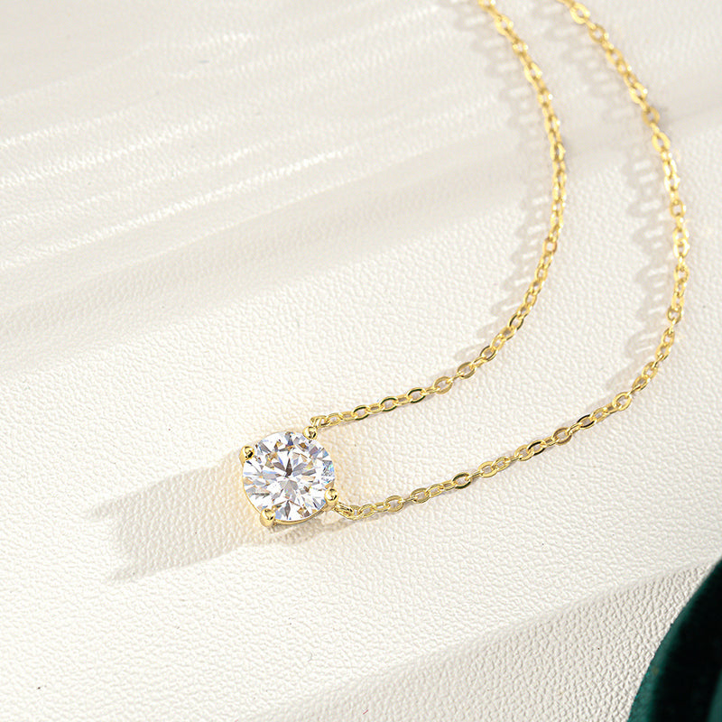 Extra image for Diamond Stud Necklace