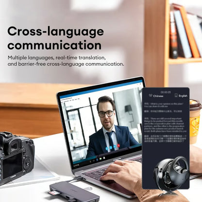 🏆 LAST DAY SALE 60% OFF⏰AI Translation T26 Pro MAX Wireless Bluetooth Translation Earbuds