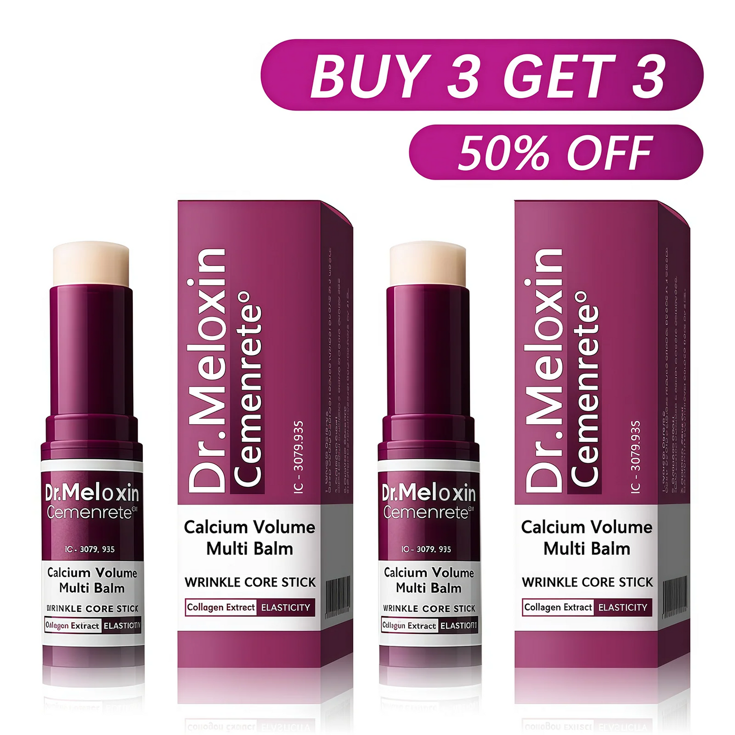 [Dr.Meloxin Official] 50% OFF ✨ Cemenrete Calcium Multi Balm | Anti-aging, Sagging, Wrinkles | Korean Cosmetics 💖 (Buy 3 & Free shipping)